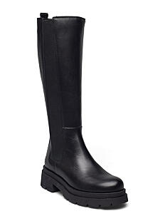 Dune London TEMPAS - Boots - BLACK LEATHER / black