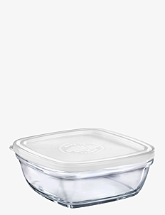 Duralex Freshbox square with Lid - Glasskrukker - CLEAR / undefined