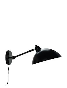 Dyberg Larsen Futura Vegglampe Svart/ Hvit - Lamper - BLACK/WHITE / black