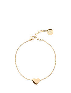 Edblad Pure Heart Bracelet - Lenkearmbånd - GOLD / gold