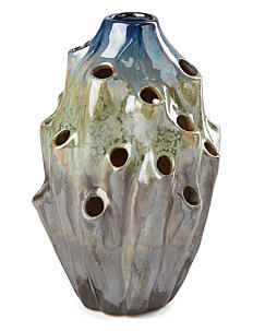 eden outcast Lava Vase - Vaser - BLUE / blue