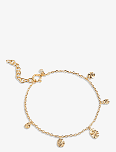 Enamel Copenhagen Refined Charms Bracelet - Lenkearmbånd - 925S/GP/M / gold