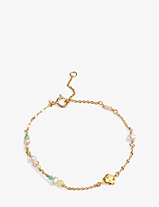 Enamel Copenhagen Bracelet, Lucie - Lenkearmbånd - FOREST / gold