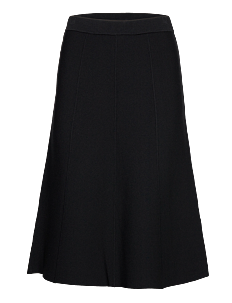 Enkel Studio ESGRAN Knit Skirt F - Skjørt - MIDNIGHT COAL / black