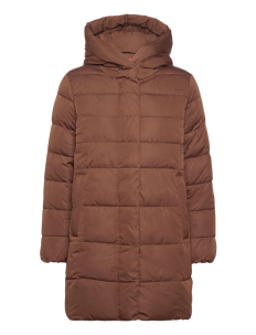 Esprit Collection Women Coats woven regular - Kåper - TOFFEE / brown