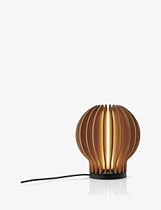 Eva Solo Radiant round LED lamp Oak - Bordlamper - OAK / brown