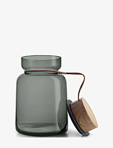 Eva Solo Silhouette storage jar - Glasskrukker - GREY / black