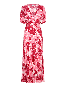 Faithfull The Brand LAS MAYAS MIDI DRESS - Faithfull The Brand - ROSELLA FLORAL / red