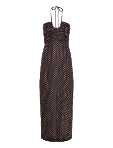 Faithfull The Brand TORTUGAS MIDI DRESS - Faithfull The Brand - LUDOVICA POLKA DOT / black