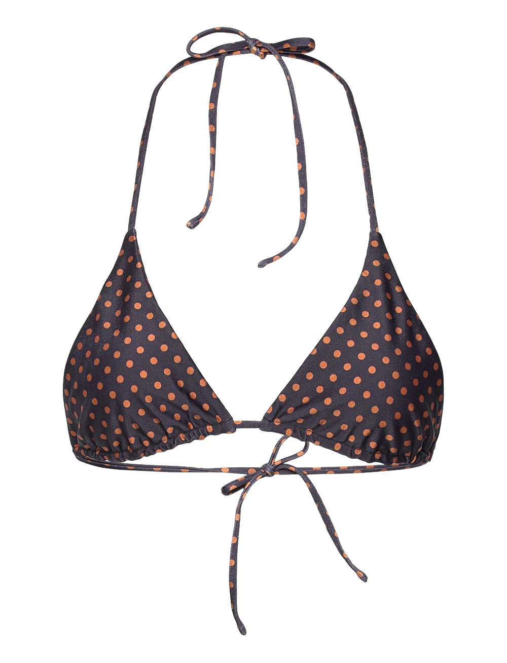 Faithfull The Brand - LATTEA BIKINI TOP - bikinis med trekantform - ludovica polka dot - 0