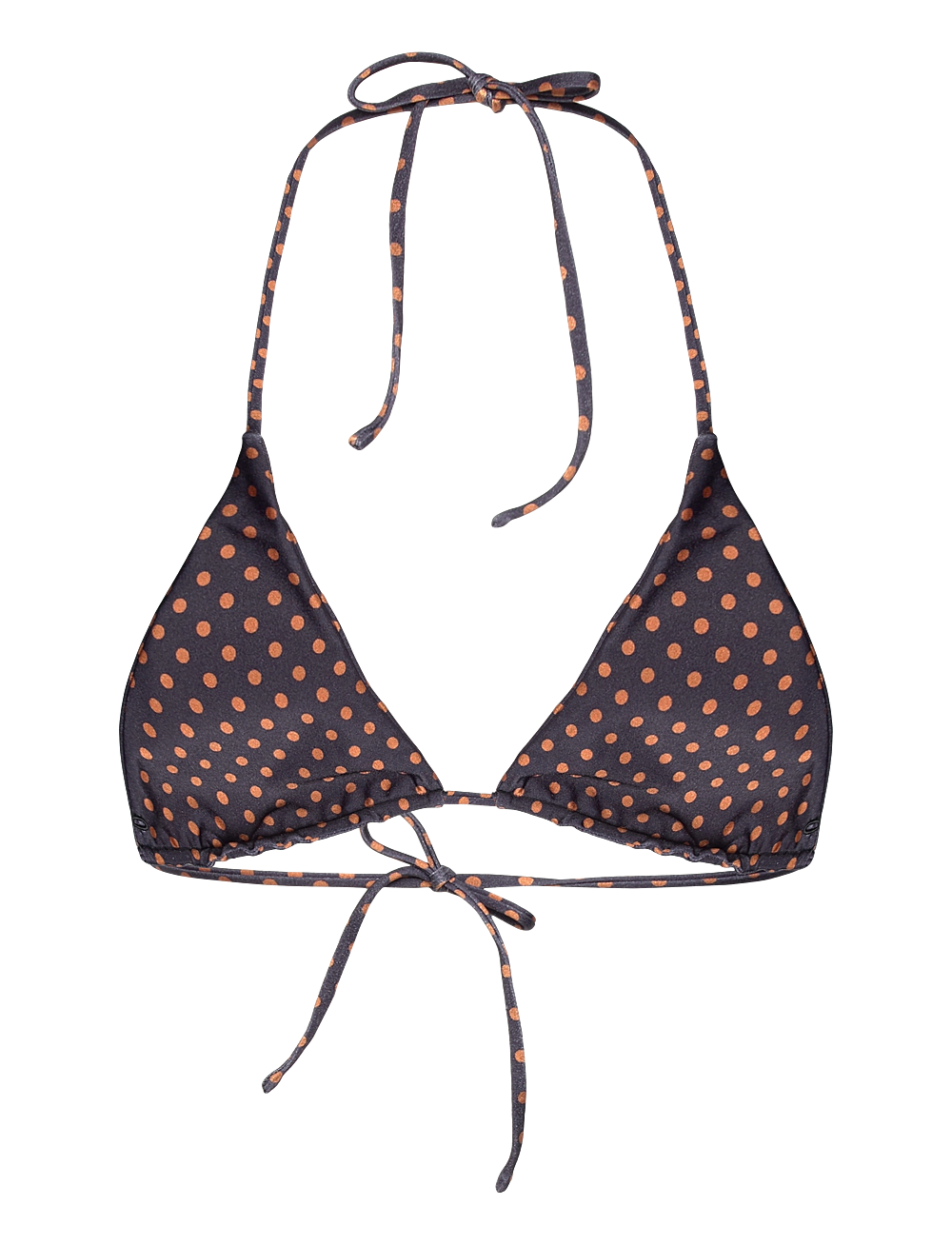 Faithfull The Brand - LATTEA BIKINI TOP - bikinis med trekantform - ludovica polka dot - 1