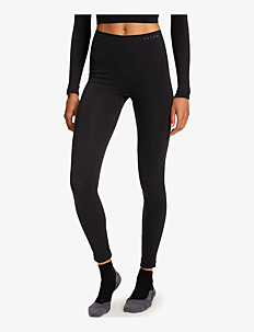 Falke Sport W Long Tights w - 7/8 lengde - BLACK / black