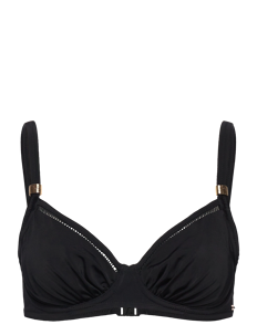 Fantasie EAST HAMPTON UW GATHERED FULL CUP BIKINI TOP - Bikinier - BLACK / black