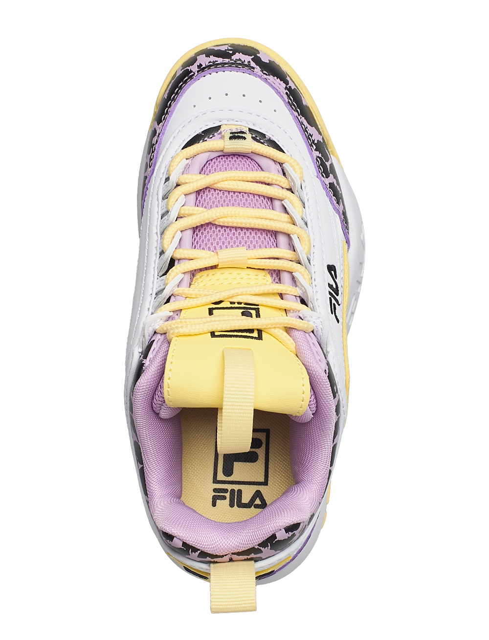 FILA - DISRUPTOR F kids - lav ankel - white-pale banana - 3