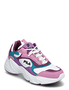 FILA COLLENE CB teens - Sneakers - WHITE-MOONLITE MAUVE / pink/rose