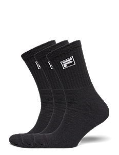 FILA Socks FILA 3pk Tennis Crew Icon Terry Soc - Klær - BLACK / black