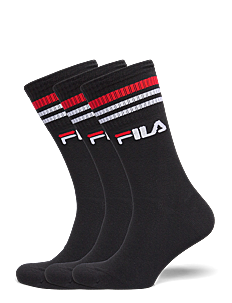 FILA Socks FILA 3pk Lifestyle stripes socks - Klær - BLACK / black