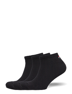 FILA Socks FILA 3pk Invisible Plain Socks - Klær - BLACK / black