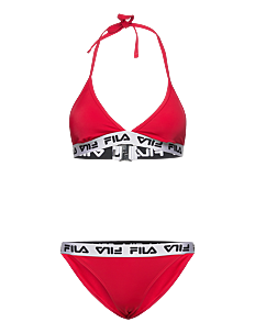 FILA SPLIT triangle bikini - Klær - TRUE RED / red