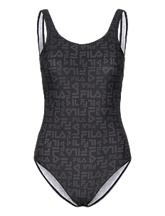 FILA SARANDI swimsuit AOP - Klær - BLACK FILA AOP / black