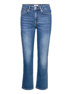 Filippa K Stella Cropped Mid Blue Wash - Slim jeans - MID BLUE / blue