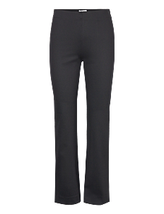 Filippa K Flared Jersey Trousers - Bukser - BLACK / black