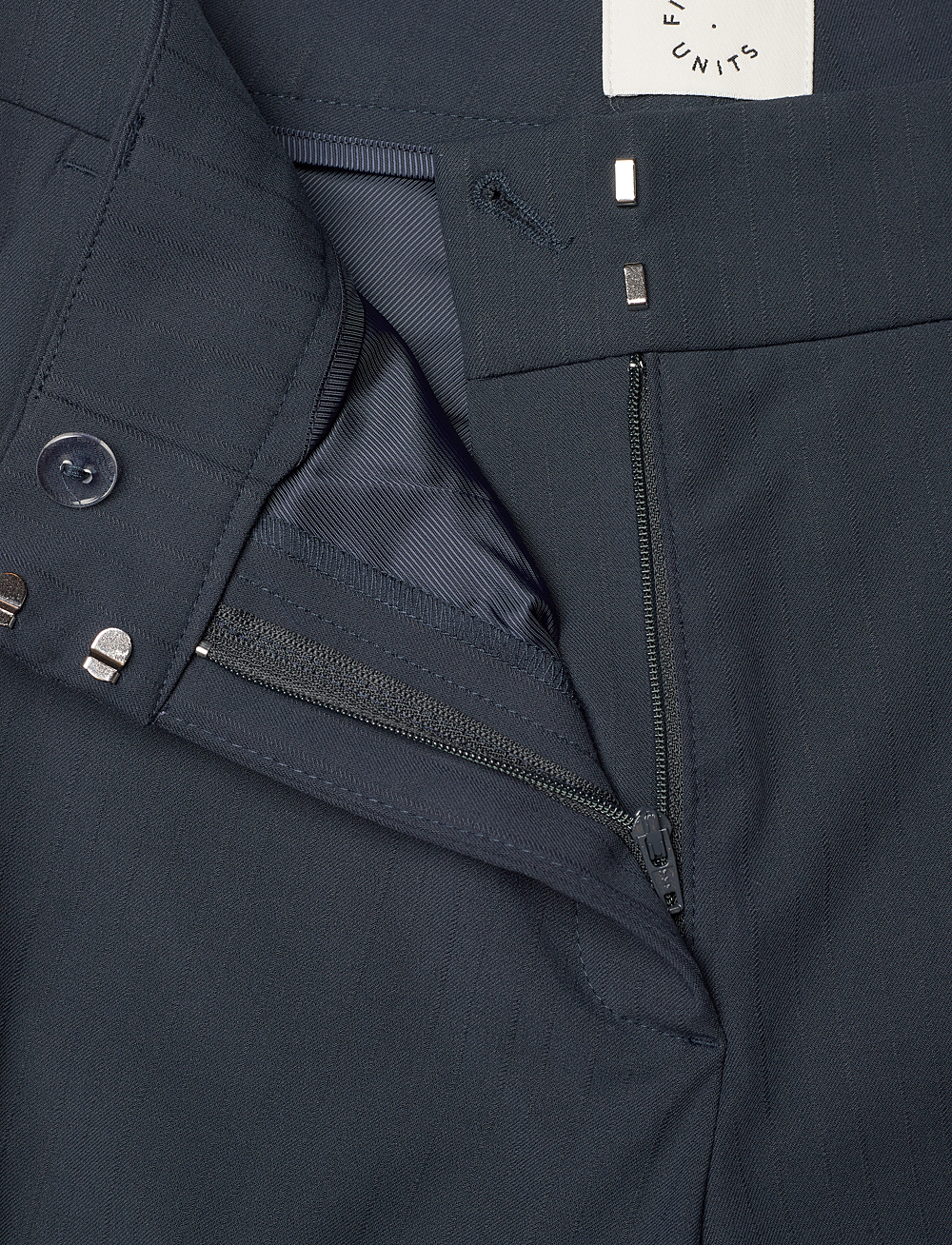 FIVEUNITS - DenaFV - vide bukser - navy tonal pin - 3