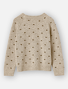 Fliink BENNA DOT PULLOVER - Fliink - BROWN / beige