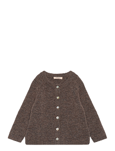 Fliink STAR ALPACA CARDIGAN - Fliink - BROWN / brown