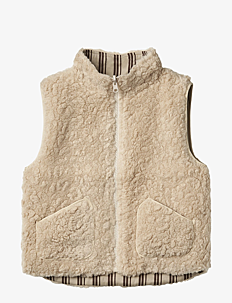 Fliink WOW TURNABLE WAISTCOAT - Fliink - BROWN / beige