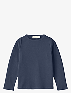 KENNA LS BLOUSE - BLUE