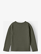 KENNA LS BLOUSE - GREEN