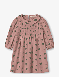 Fliink LOVE LS DRESS - Fliink - PINK / pink/rose