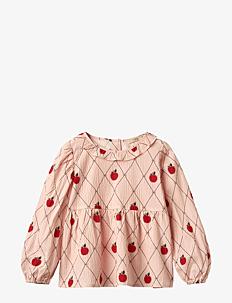 Fliink APPLE LS BLOUSE - Fliink - PINK / pink/rose