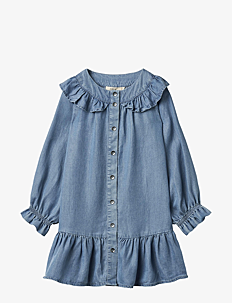 Fliink HURLUM COLLAR DRESS - Fliink - BLUE / blue