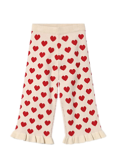 Fliink ALON HEART RUFFLE PANT - Fliink - RED / cream