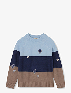 Fliink ALON BALLOON PULLOVER - Fliink - BLUE / blue