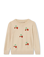 FAVO EMBROIDERED BLOUSE - CREAM