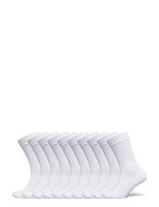 Frank Dandy BO.10p Crew sock - Treningssokker - WHITE / white