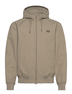 Fred Perry THE HOODED BRENTHAM JKT - Jakker - WARM GREY / beige