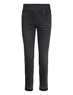 FREE/QUENT FQSHANTAL-ANKLE-PA-R - Skinny Jeans - BLACK / grey