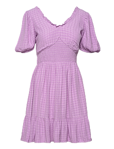 French Connection BIRCH PUFF SLEEVE DRESS - Kjoler - SHEER LILAC / purple