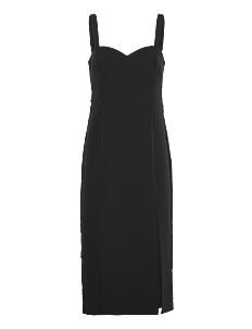 French Connection ECHO CREPE DRESS - Kjoler - BLACKOUT / black