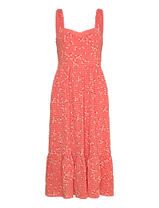 French Connection ERIN GRETTA DRESS - Kjoler - CORAL MULTI / coral