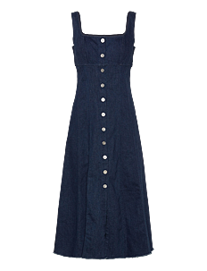 French Connection ARYWODE DENIM DRESS - Kjoler - MID WASH / navy