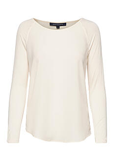 French Connection POLLY PLAINS LS - T-skjorter & Topper - CLASSIC CREAM / cream