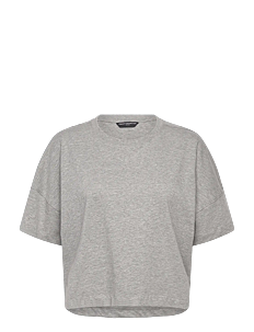 French Connection TALLY JRSY SSLV CREWNK TEE - T-skjorter & Topper - LIGHT GREY MEL / grey