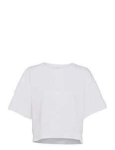 French Connection TALLY JRSY SSLV CREWNK TEE - T-skjorter & Topper - LINEN WHITE / white