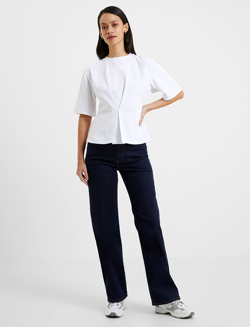 French Connection - PEARL TOP - t-skjorter - linen white - 0