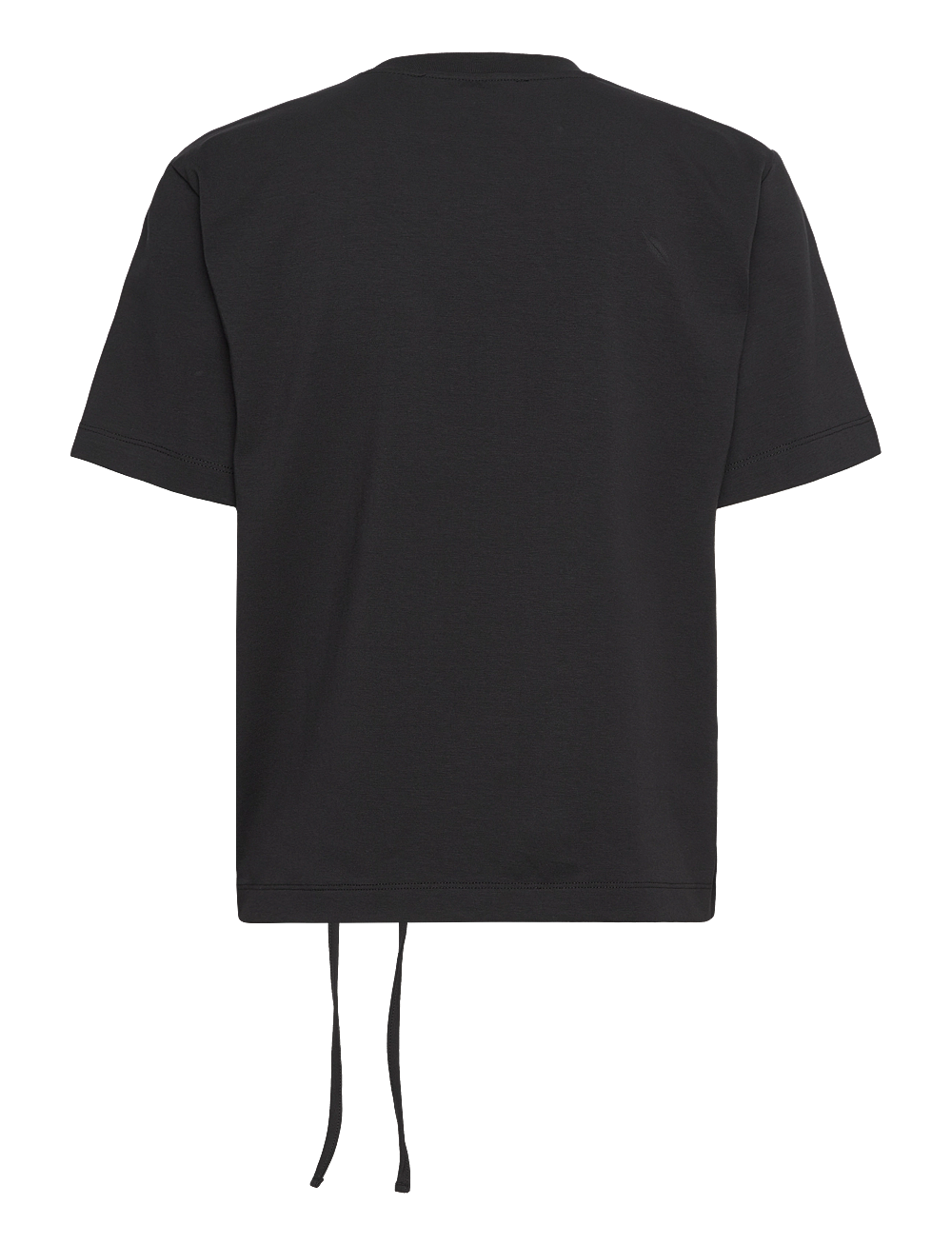 French Connection - RALLIE COTTON ROUCHED T-SHIRT - t-skjorter - blackout - 1